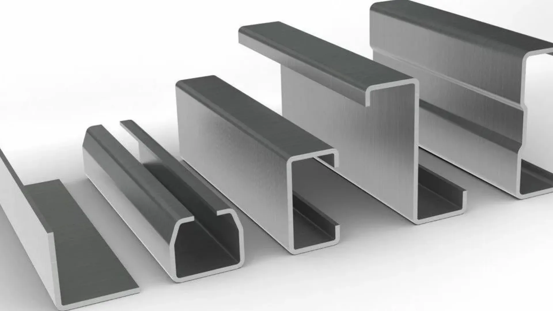 Гнутый профиль 1.5 мм ТПГС термопрофиль С-образный без покрытия 153х48.5 мм